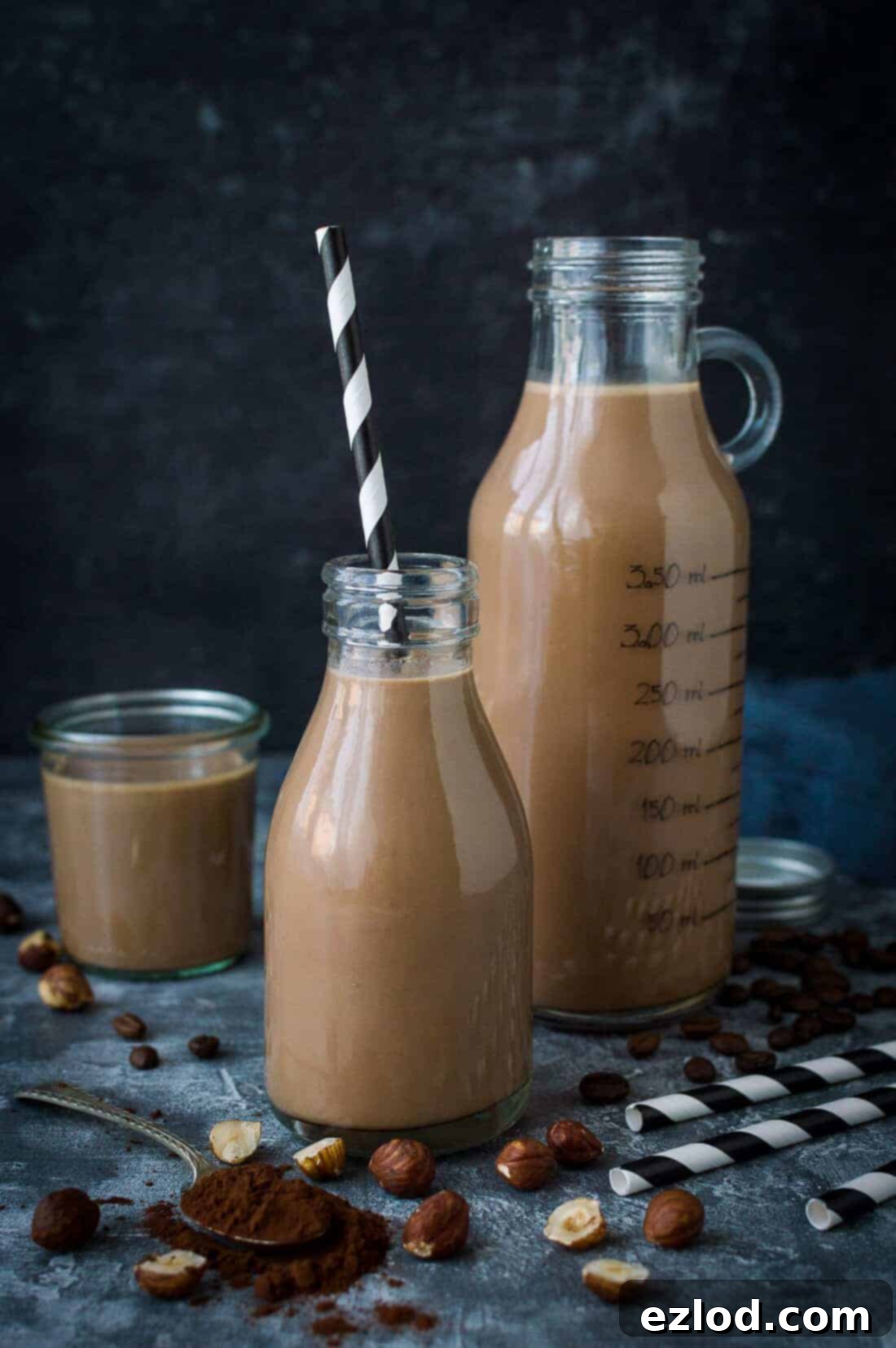 Froothie Optimum Vac2 Blender Review: Velvet Smooth Mocha Hazelnut Milk 2 Mocha hazelnut milk - the best way to drink your coffee is in this from scratch hazelnut milk with chocolate and coffee! (Vegan/refined sugar free). #vegan #nutmilk #coffee #chocolate