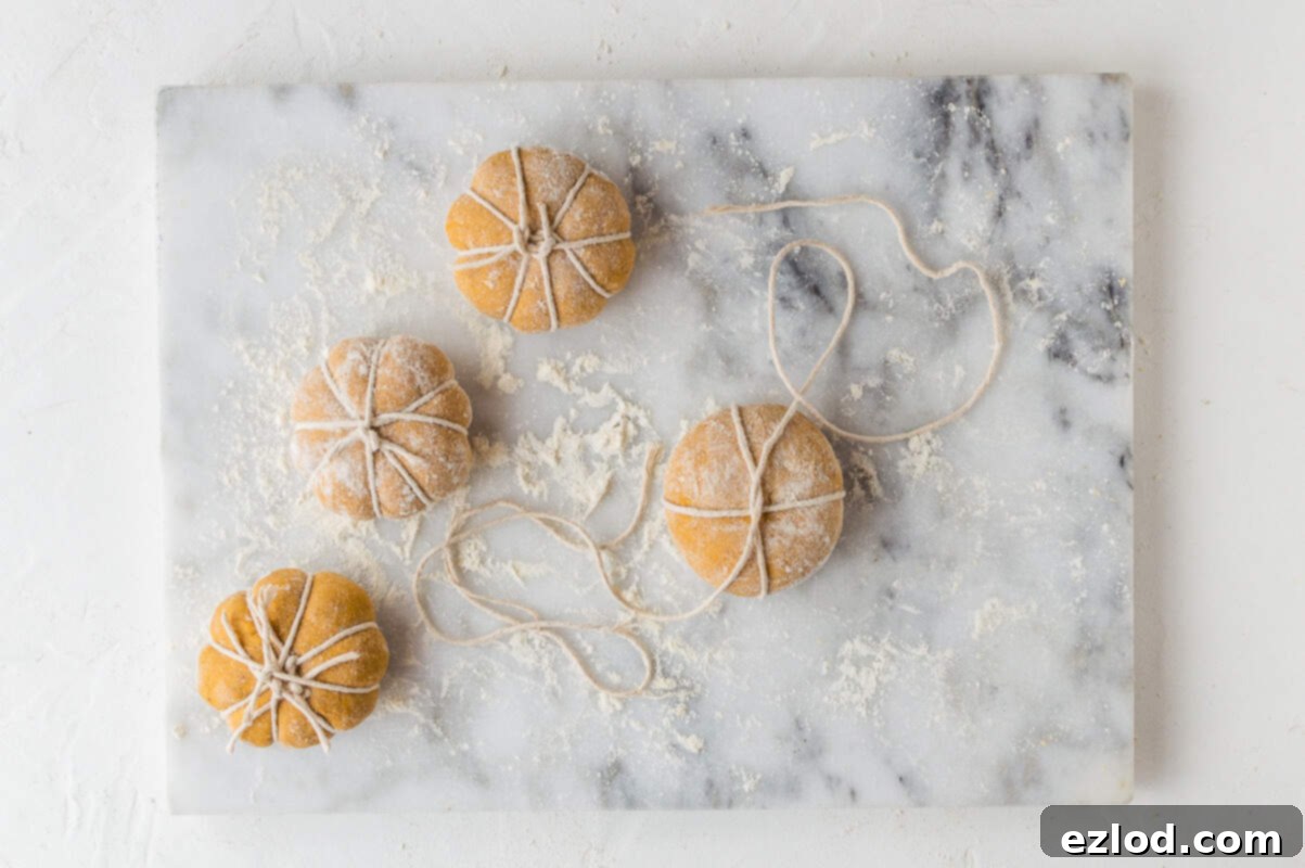 Spiced Pumpkin Bread Rolls 11 pumpkin dinner rolls step 6