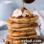 Pillowy Plant-Based Banana Pancakes 8 Fluffy vegan banana pancakes - these American style vegan pancakes are easy to make, super fluffy and perfect for breakfast or brunch. #vegan #pancakes #bananapancakes #veganpancakes