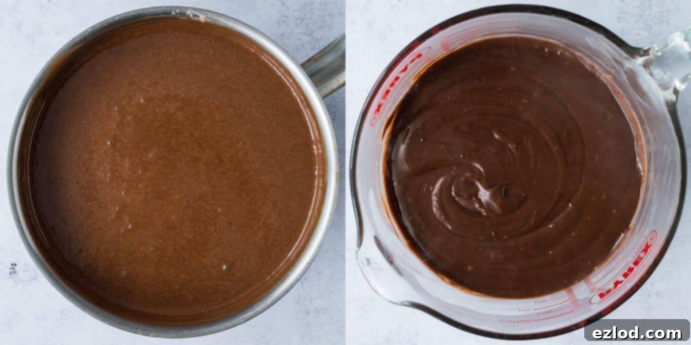 Velvety Vegan Chocolate Decadence 5 step 4 - cooking the ice cream