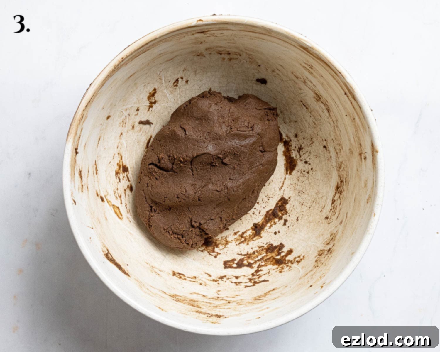 Step 3: The beautifully smooth, finished cookie dough.