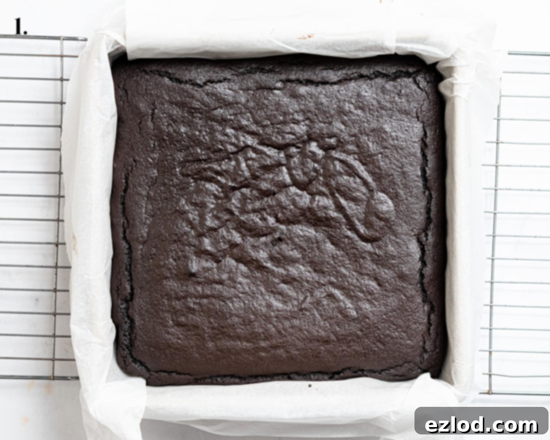 Vegan Dark Cherry Dream Trifle 5 Step 1, the baked chocolate cake.